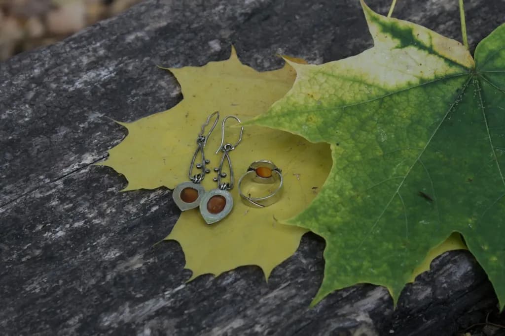 Amber Leaf Jewelry