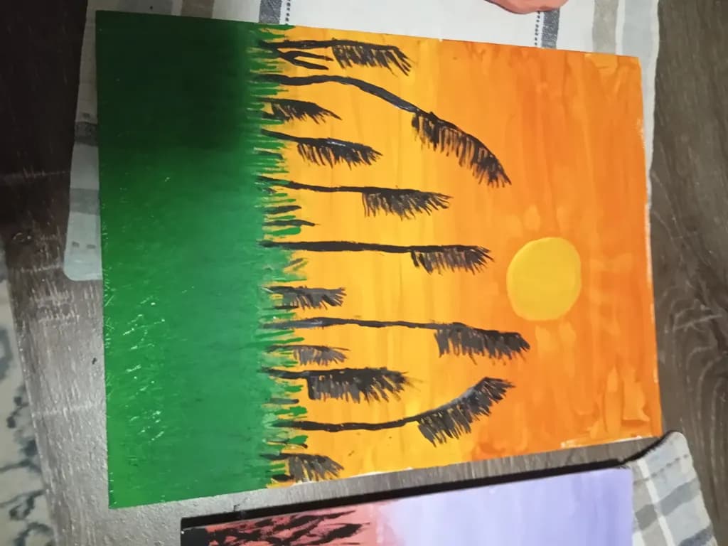 Palm Tree Sunset