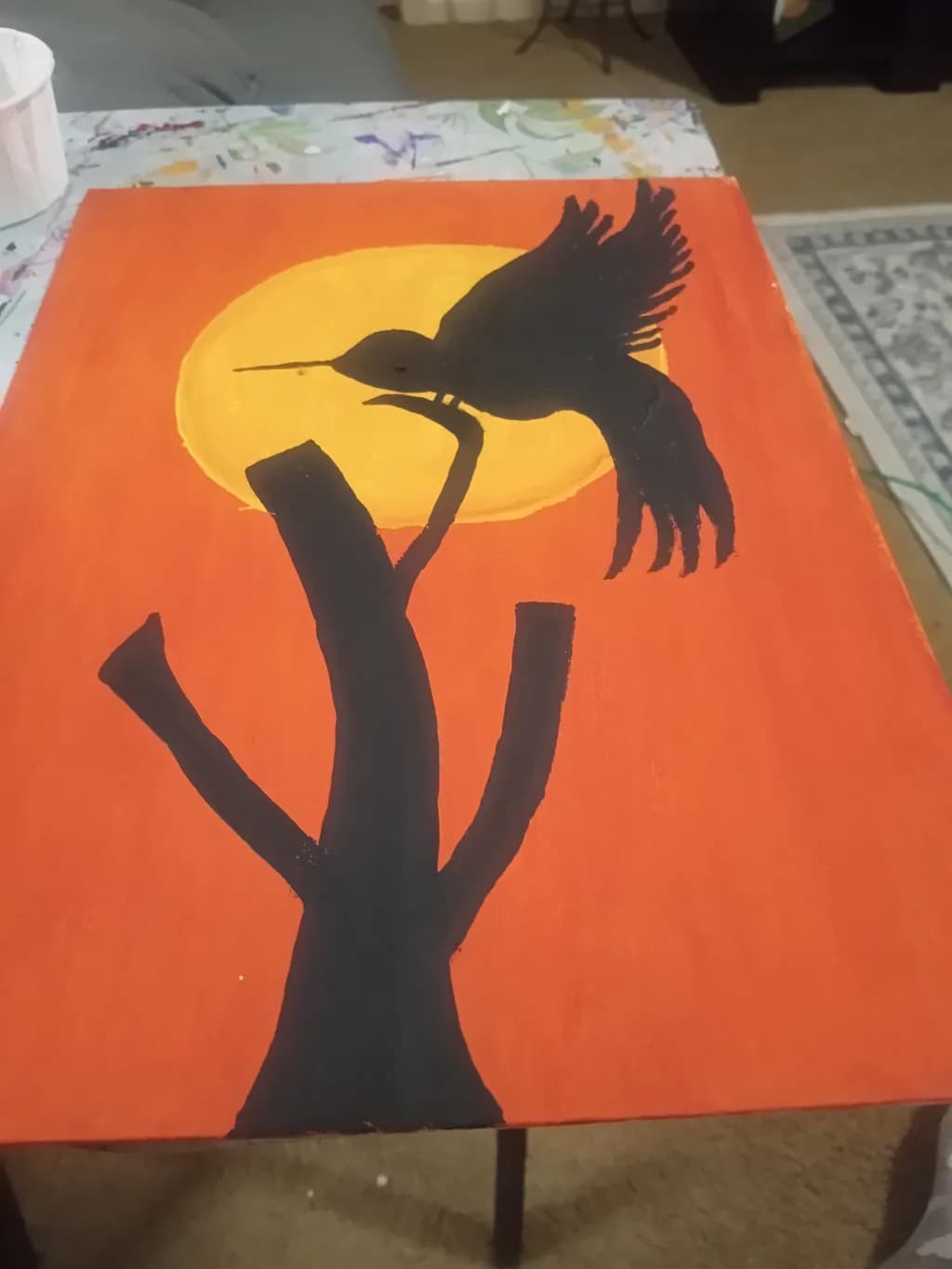 Heron at Sunset