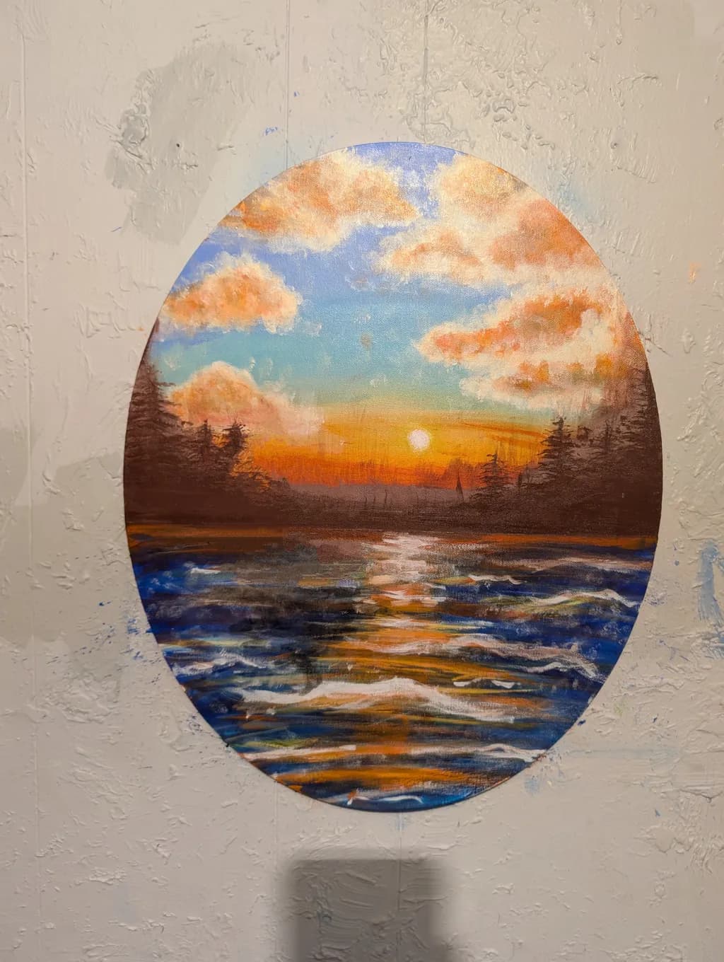 Ocean Sunset Reflection
