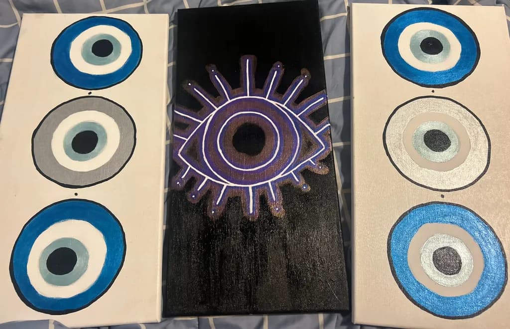 Blue Eye Triptych