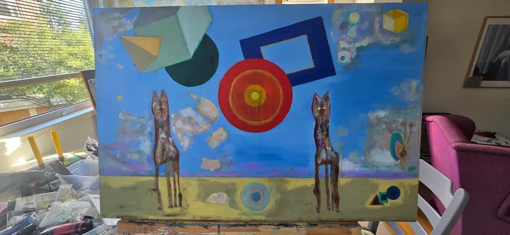 Dogs Beneath the Target