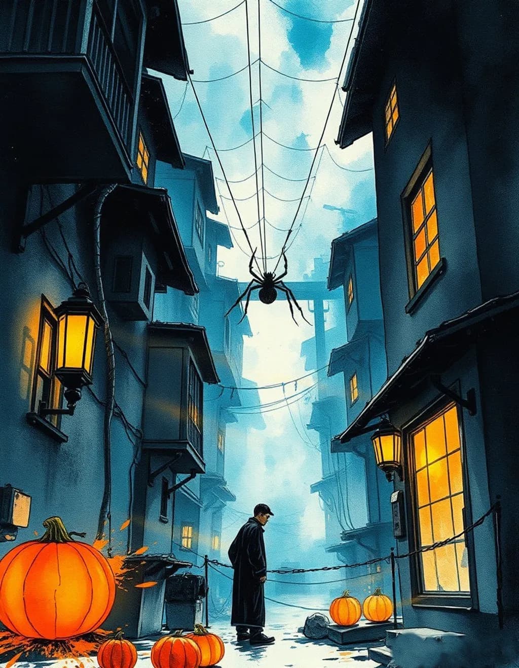 Spiderlit Pumpkin Alley