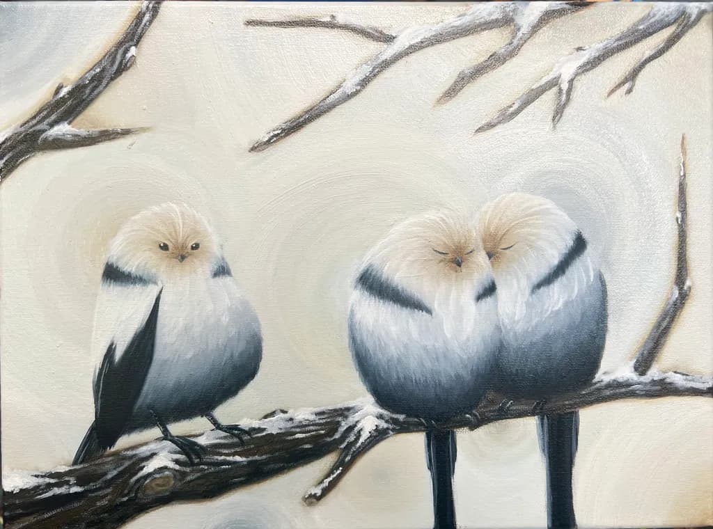 Snowbound Birds