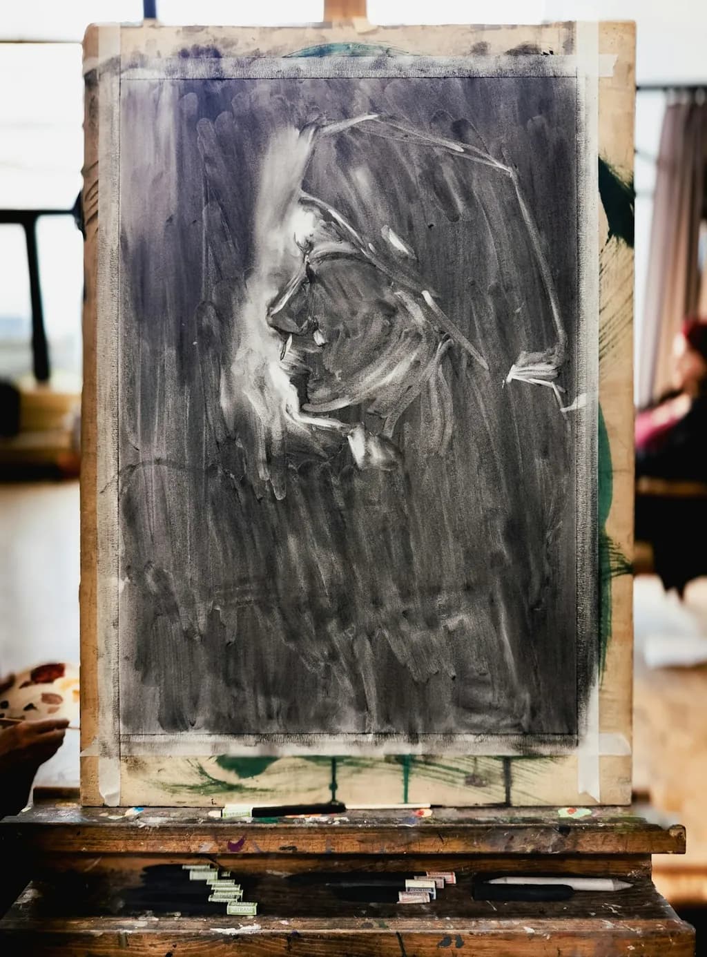 Charcoal Profile Study