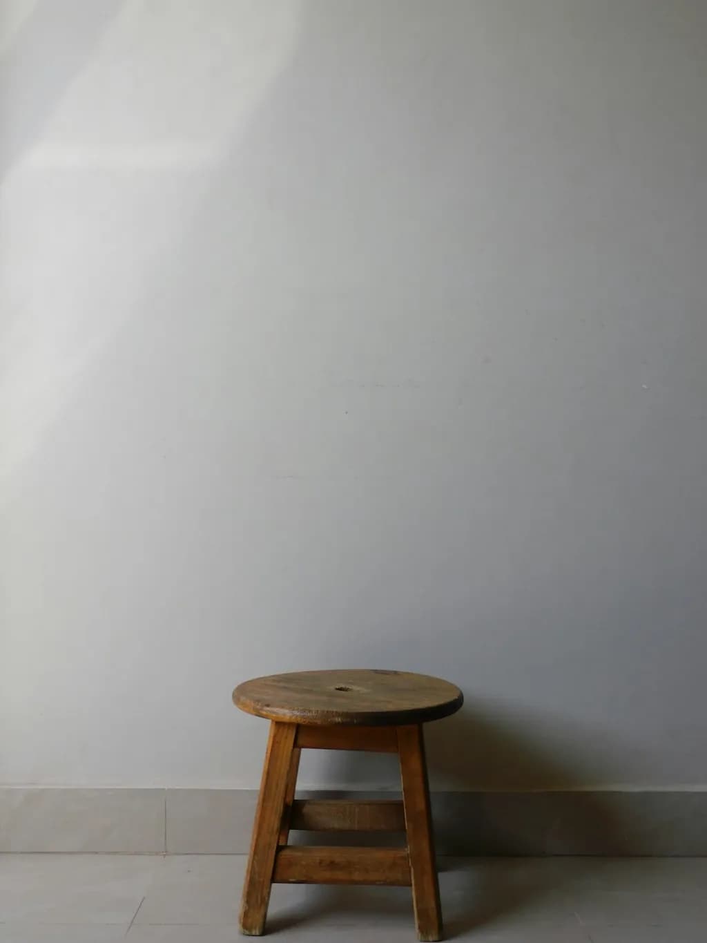Worn Wooden Stool