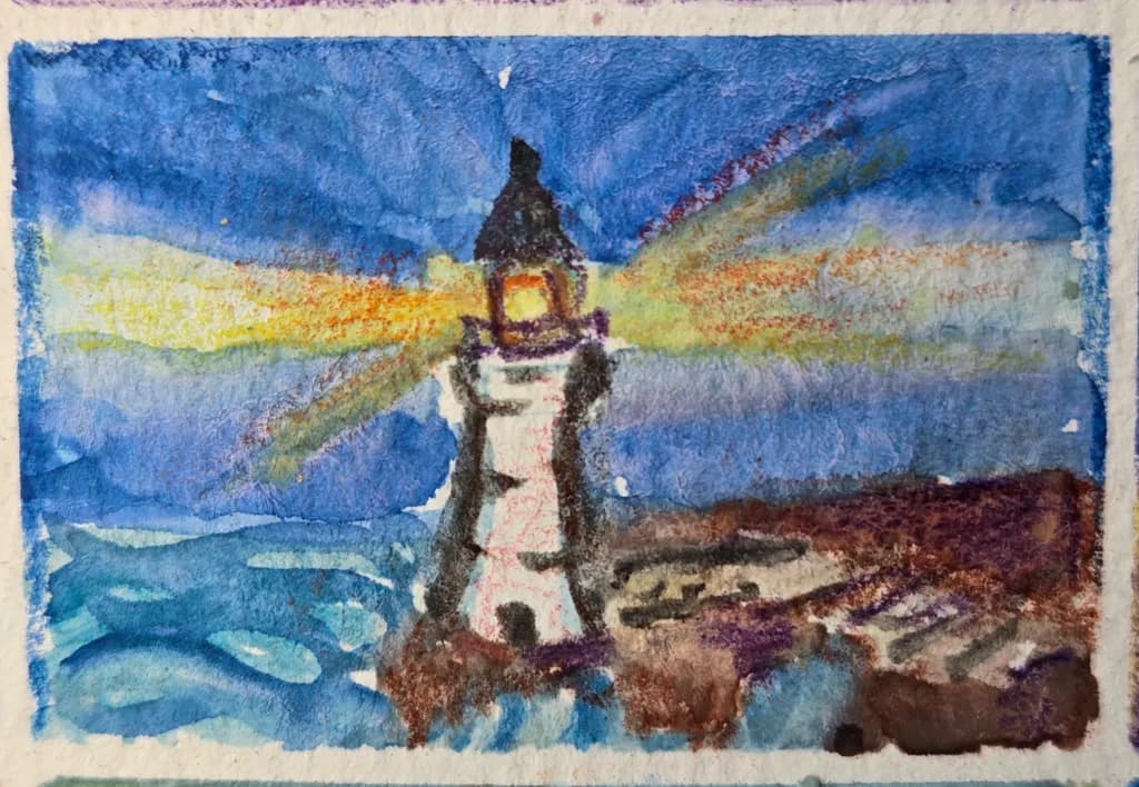Lighthouse at Dusk