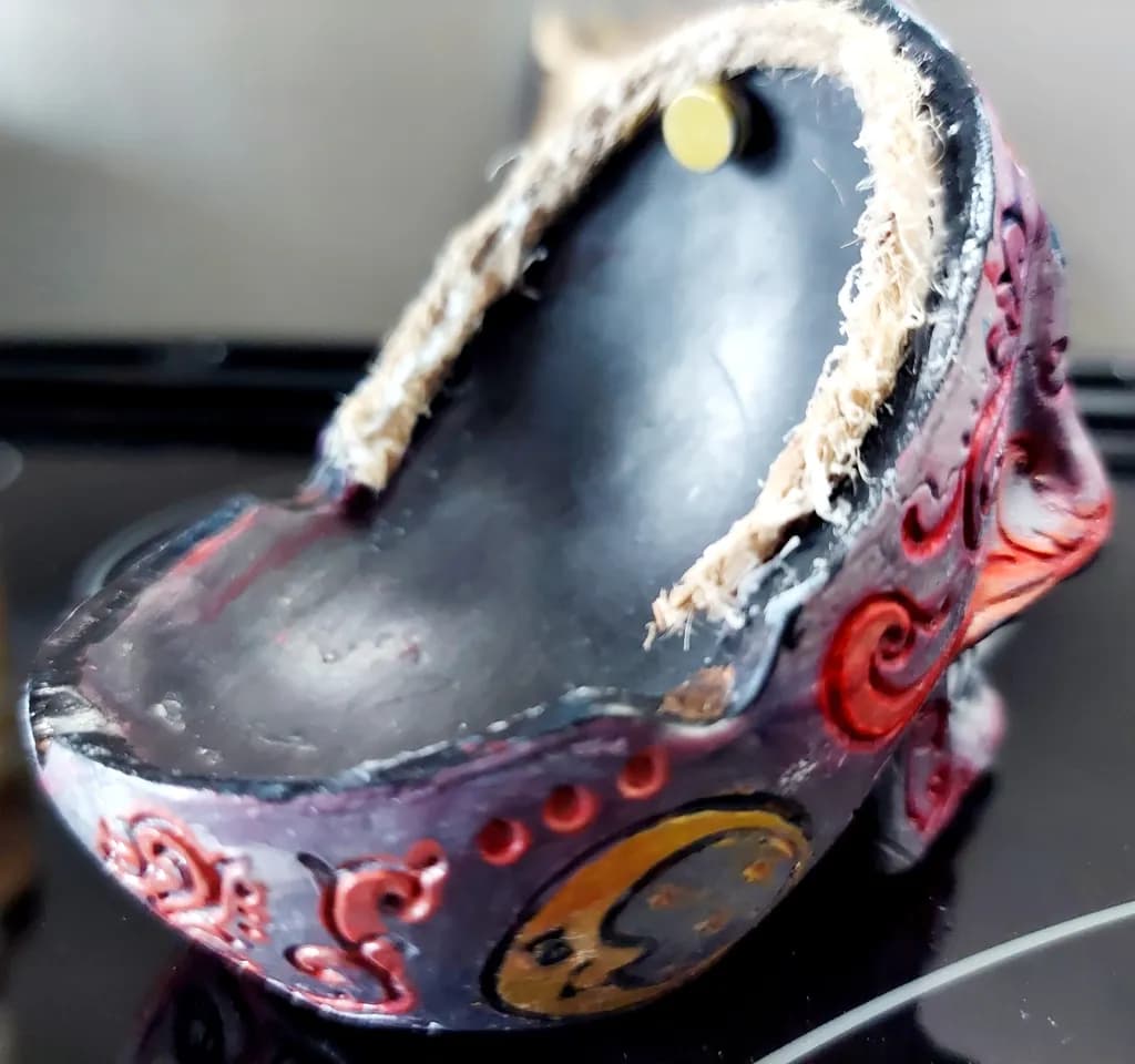 Crimson Skull Slipper
