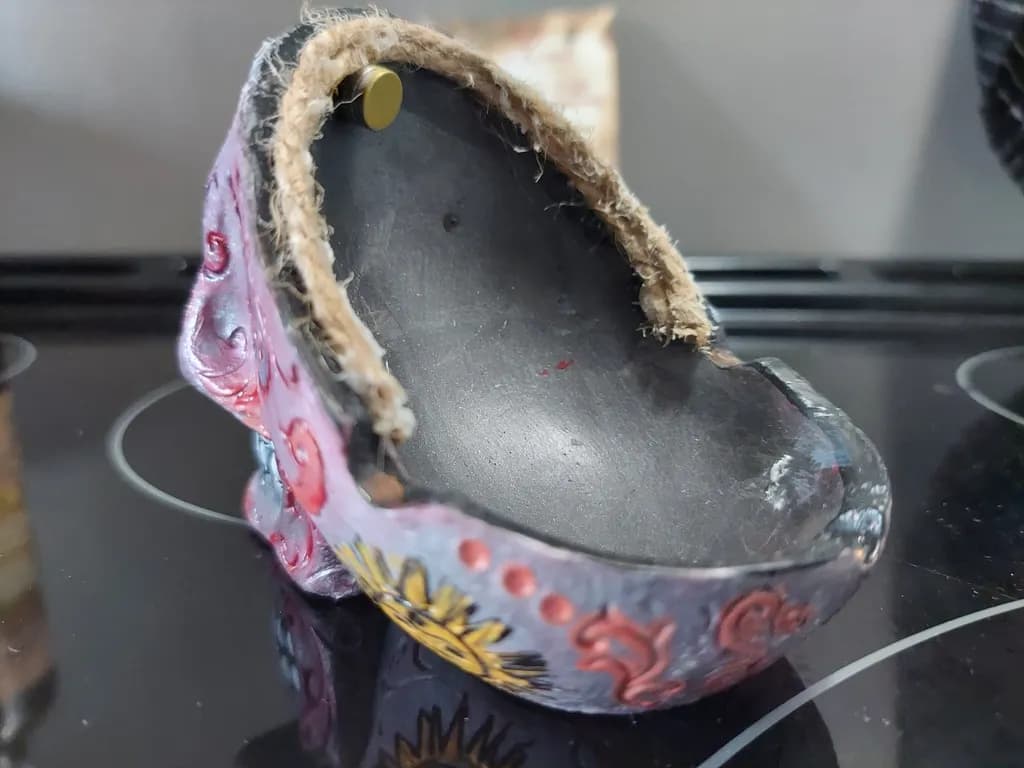 Painted Slipper Bowl