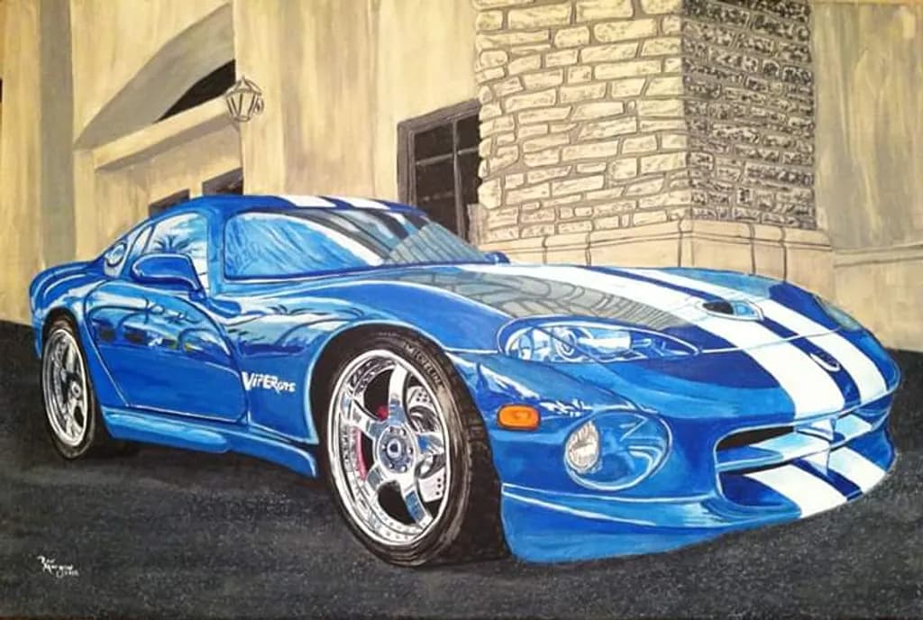 Blue Viper Stripes