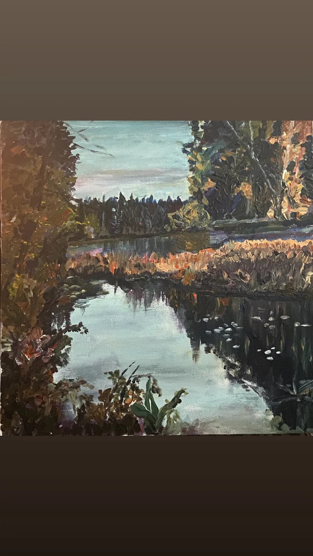 Autumn Creek Reflection