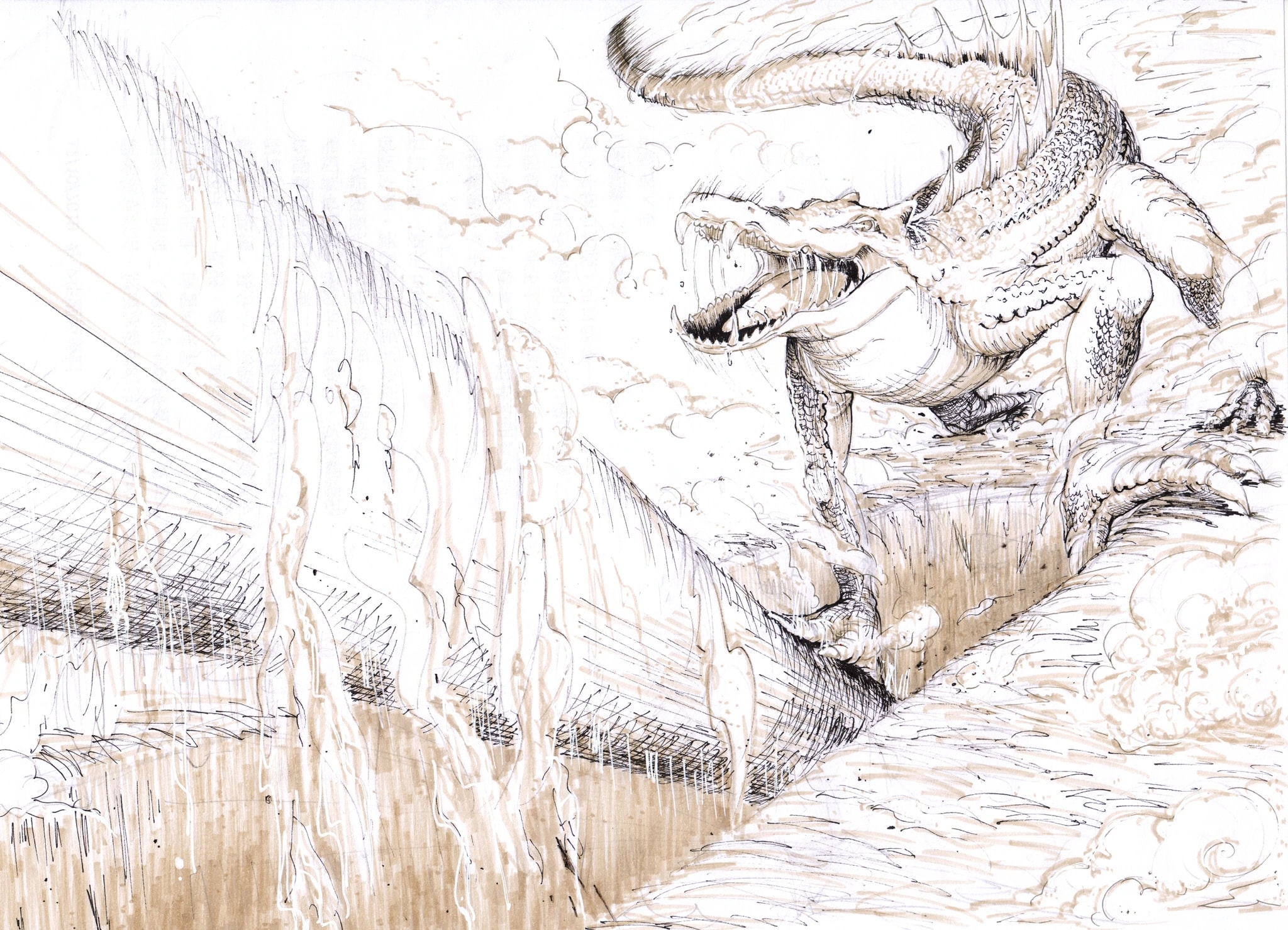 Stone Crocodile Descent