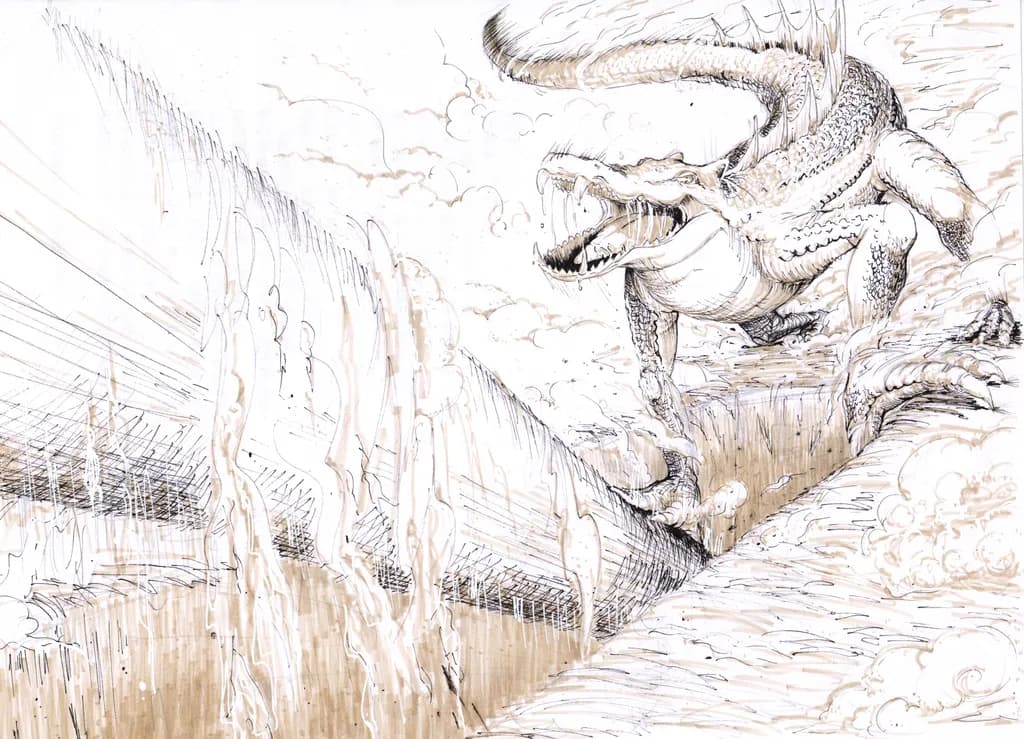 Stone Crocodile Descent