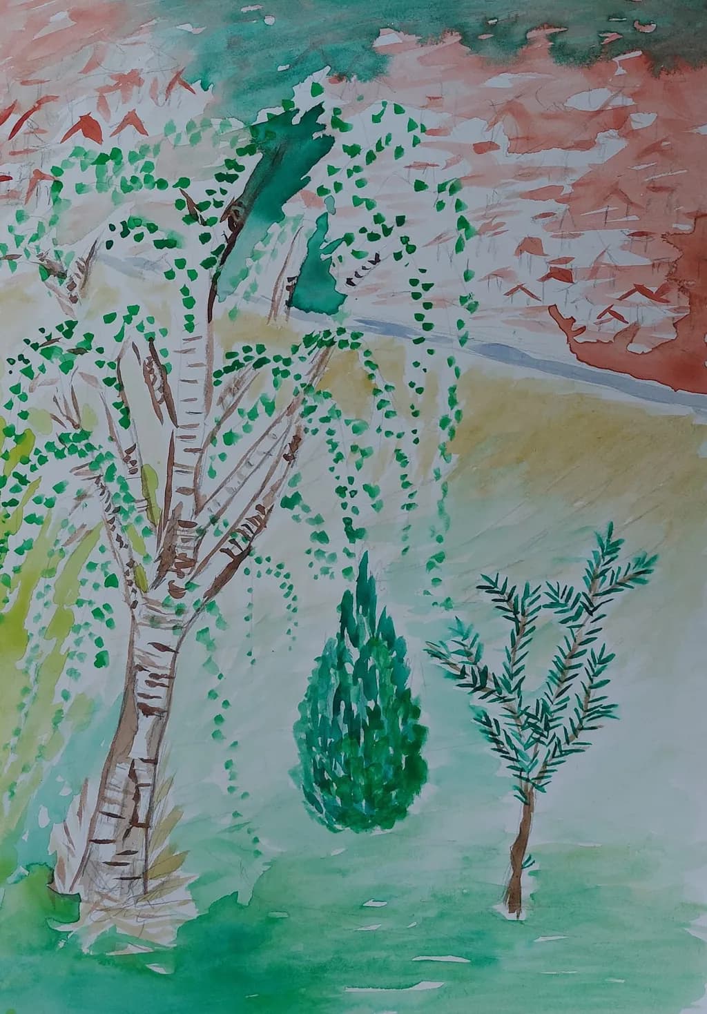 Birch Grove in Green