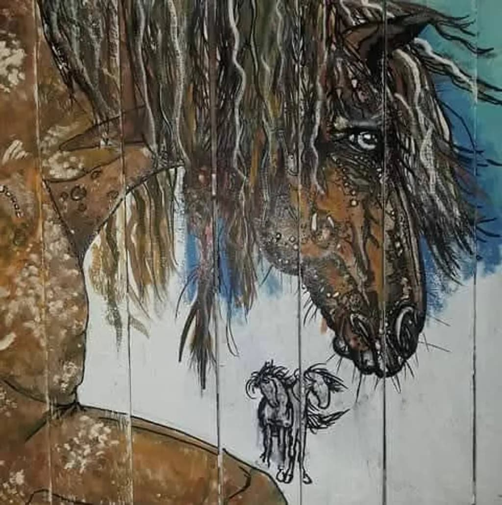 Watchful Horse人體藝術