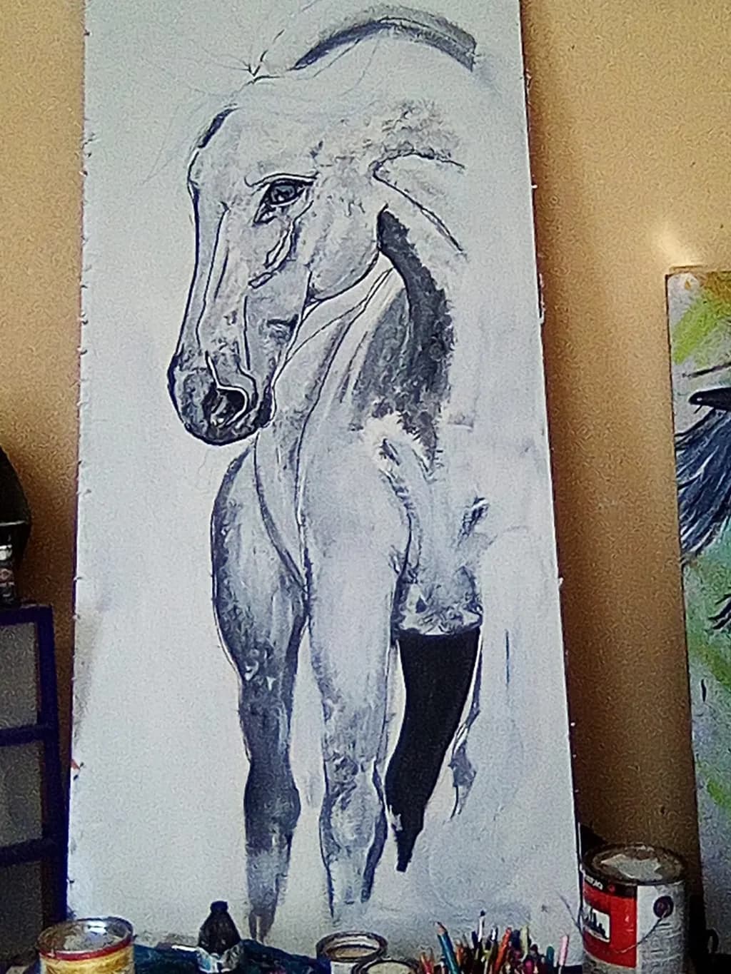 Slate Horse Portrait