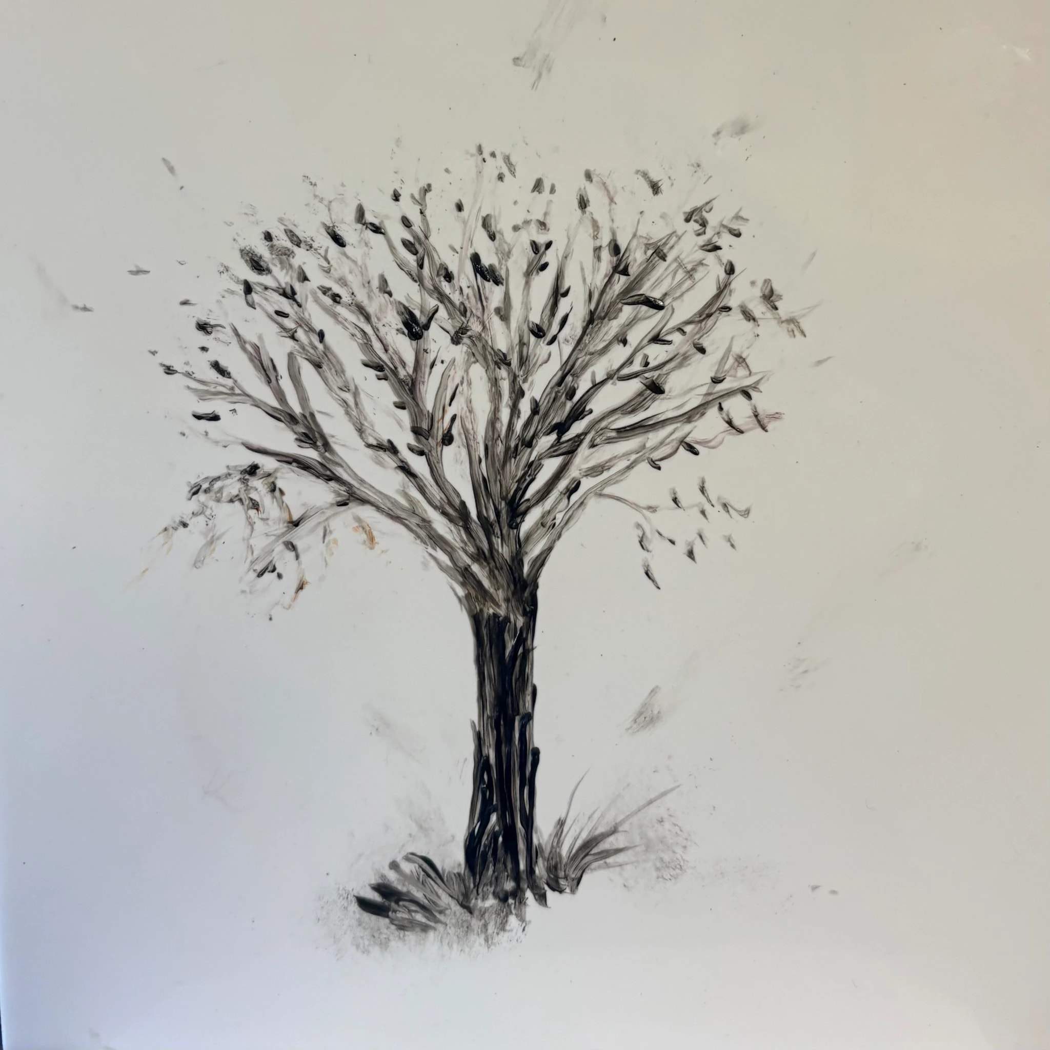 Falling Leaves Tree