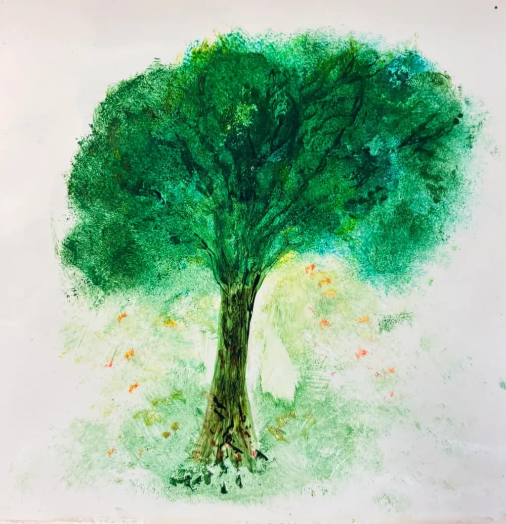Turquoise Tree Canopy