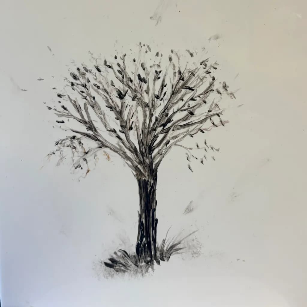 Falling Leaves Tree