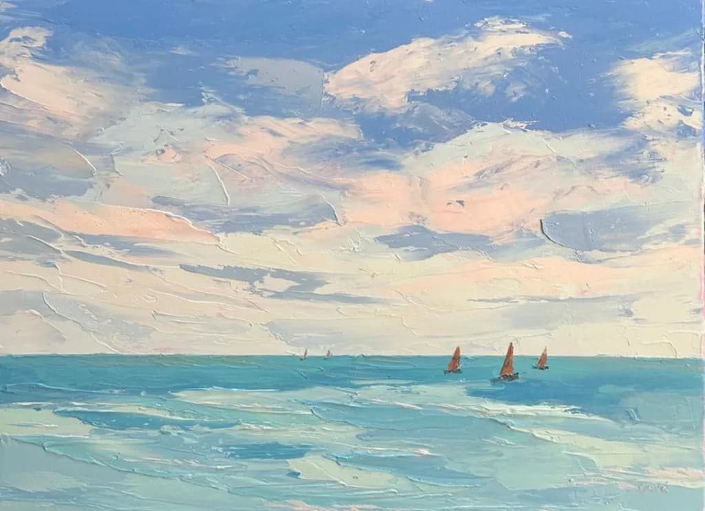 “Sky,clouds,sea”