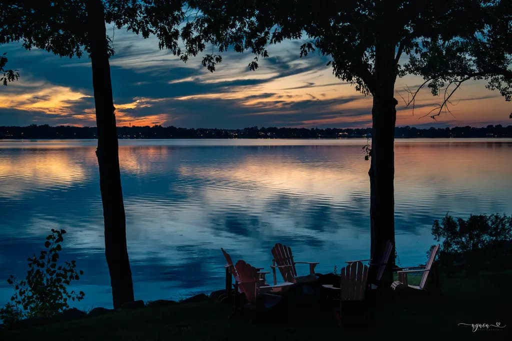 Lakefront Sunset Chairs