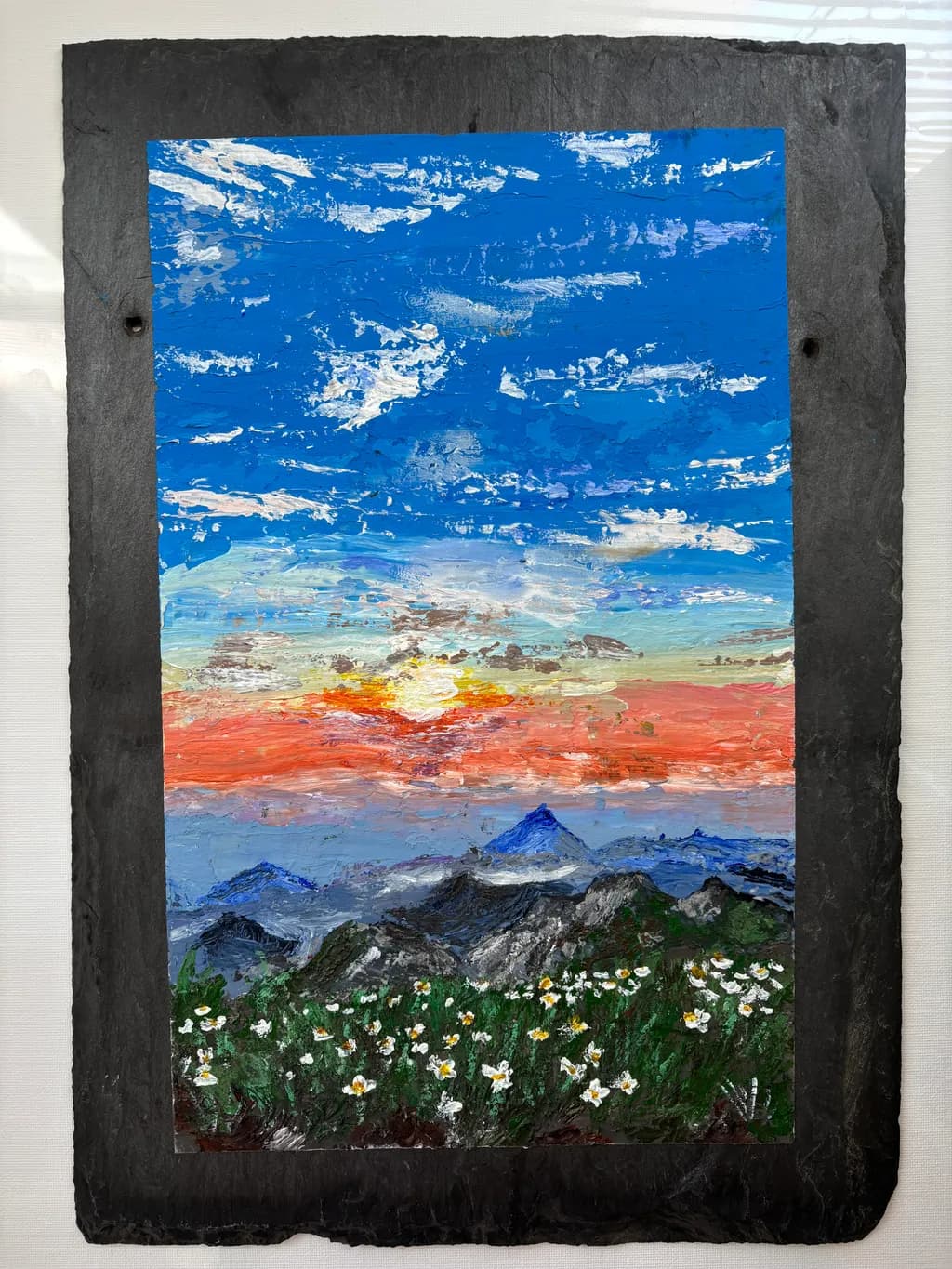 Alpine Wildflower Sunset