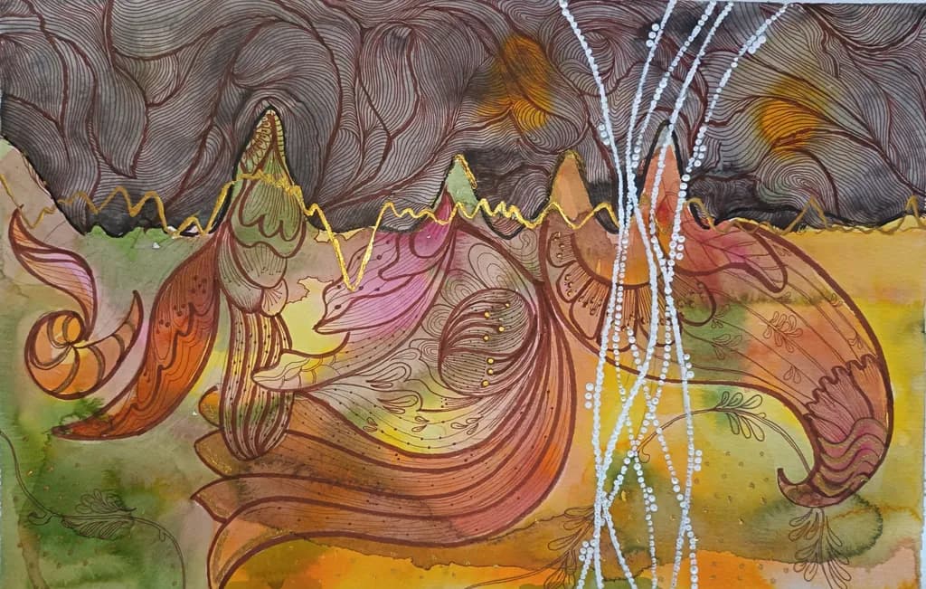 Tangled Botanical Forms
