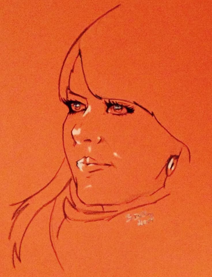 Vermilion Portrait