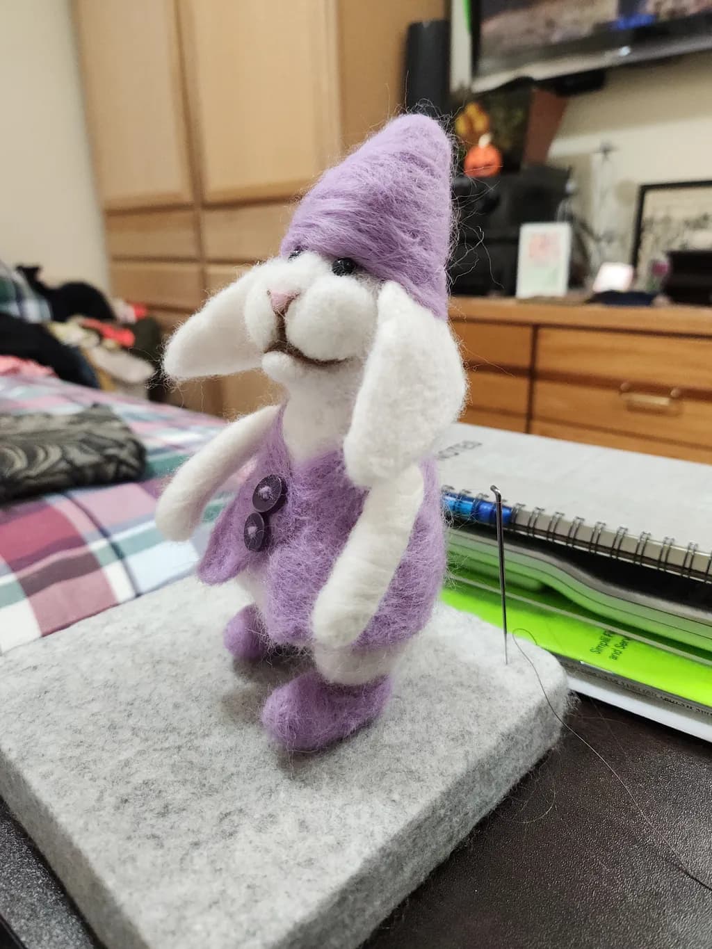 Lavender Hat Rabbit