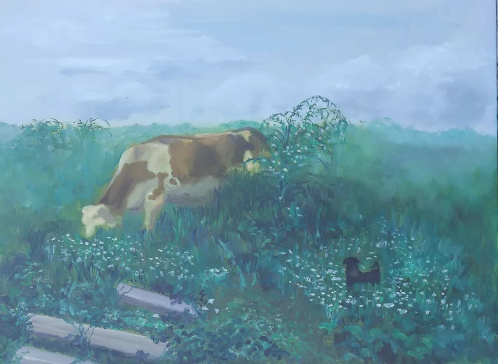 Meadow Grazing Cow