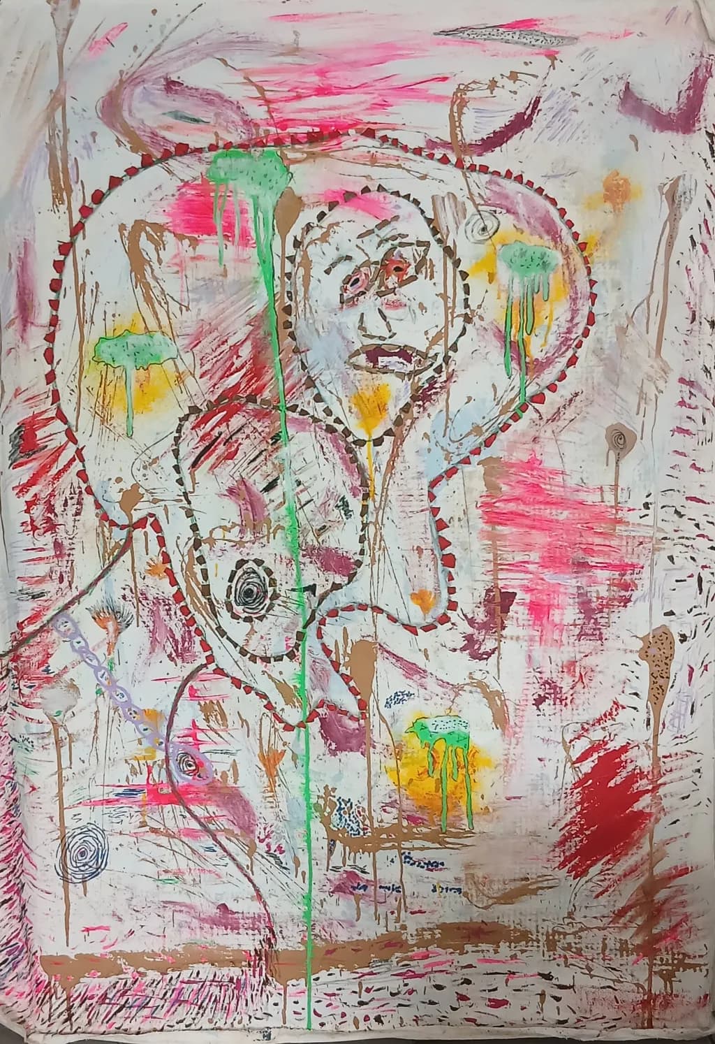 Painted Faces in Motion