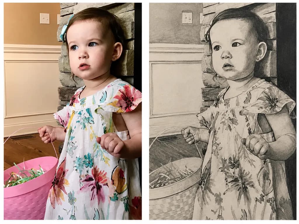 Floral Dress Portrait