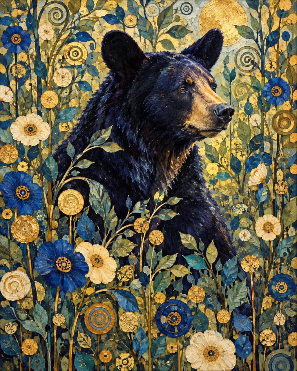 Blue and Gold Bear