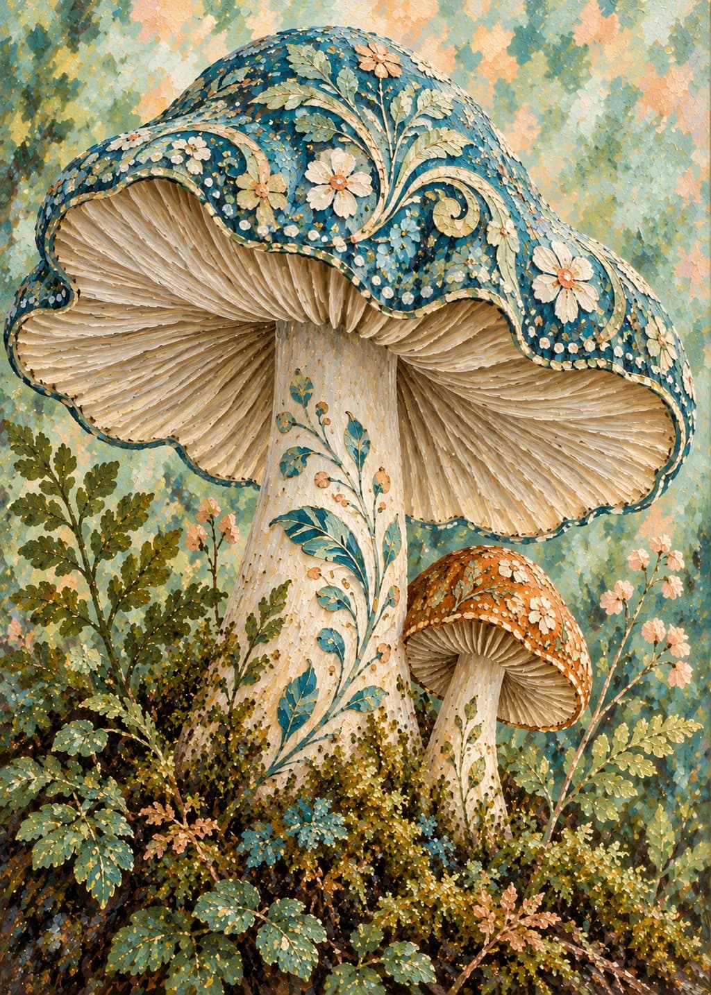 Floral Mushroom Canopy