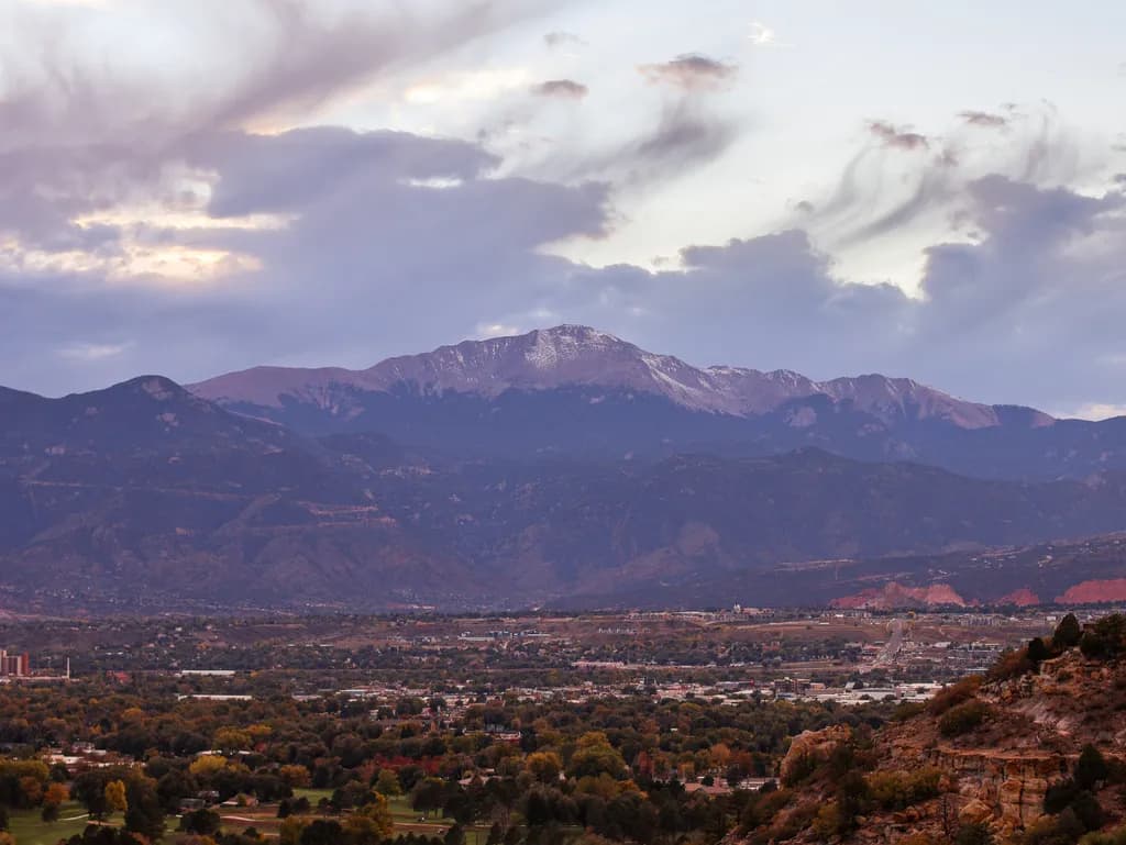 Dusk Over the Mountains