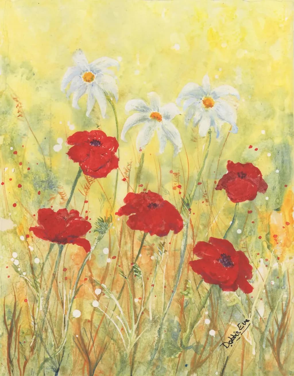 Poppies and Daisies