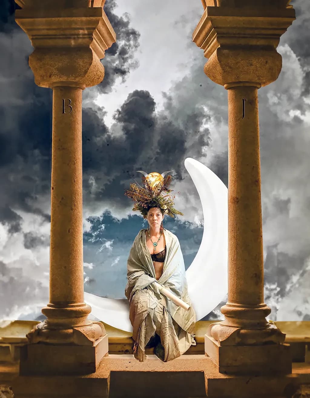 Moon Gate Portrait