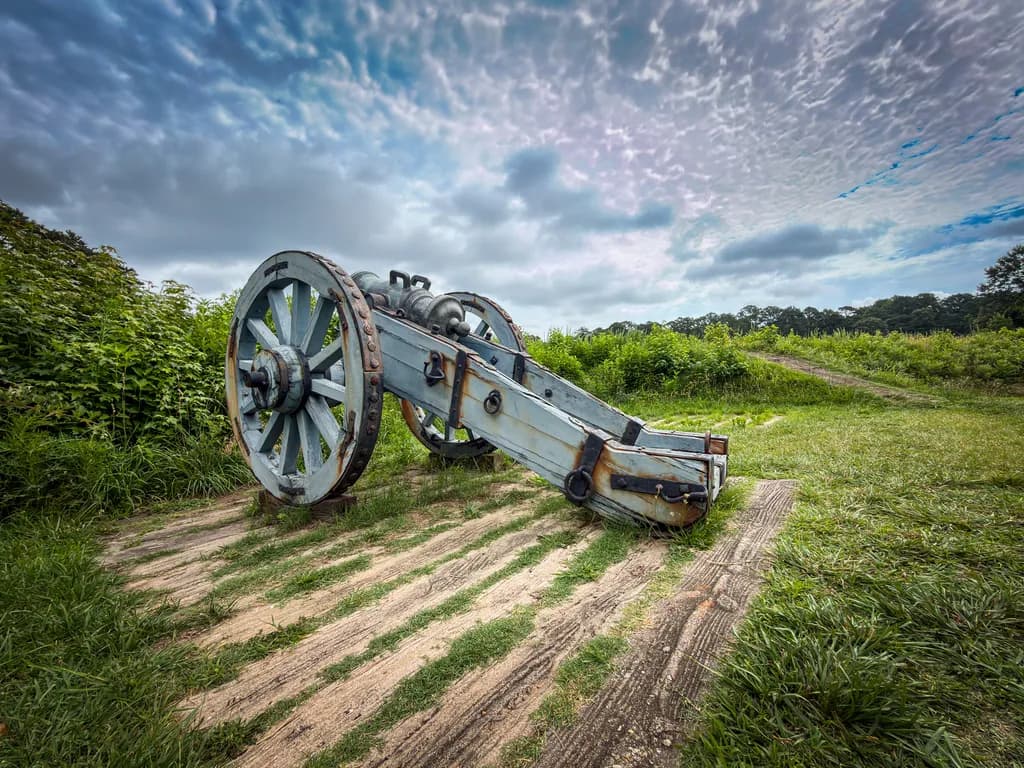 Canon on the Yorktown Battlefield