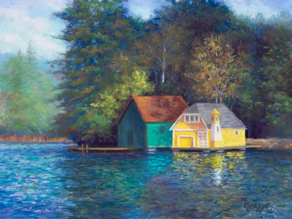 Yellow Boathouse Beacon