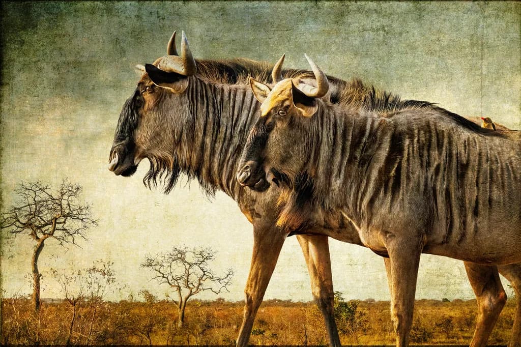 Wildebeest in Silence