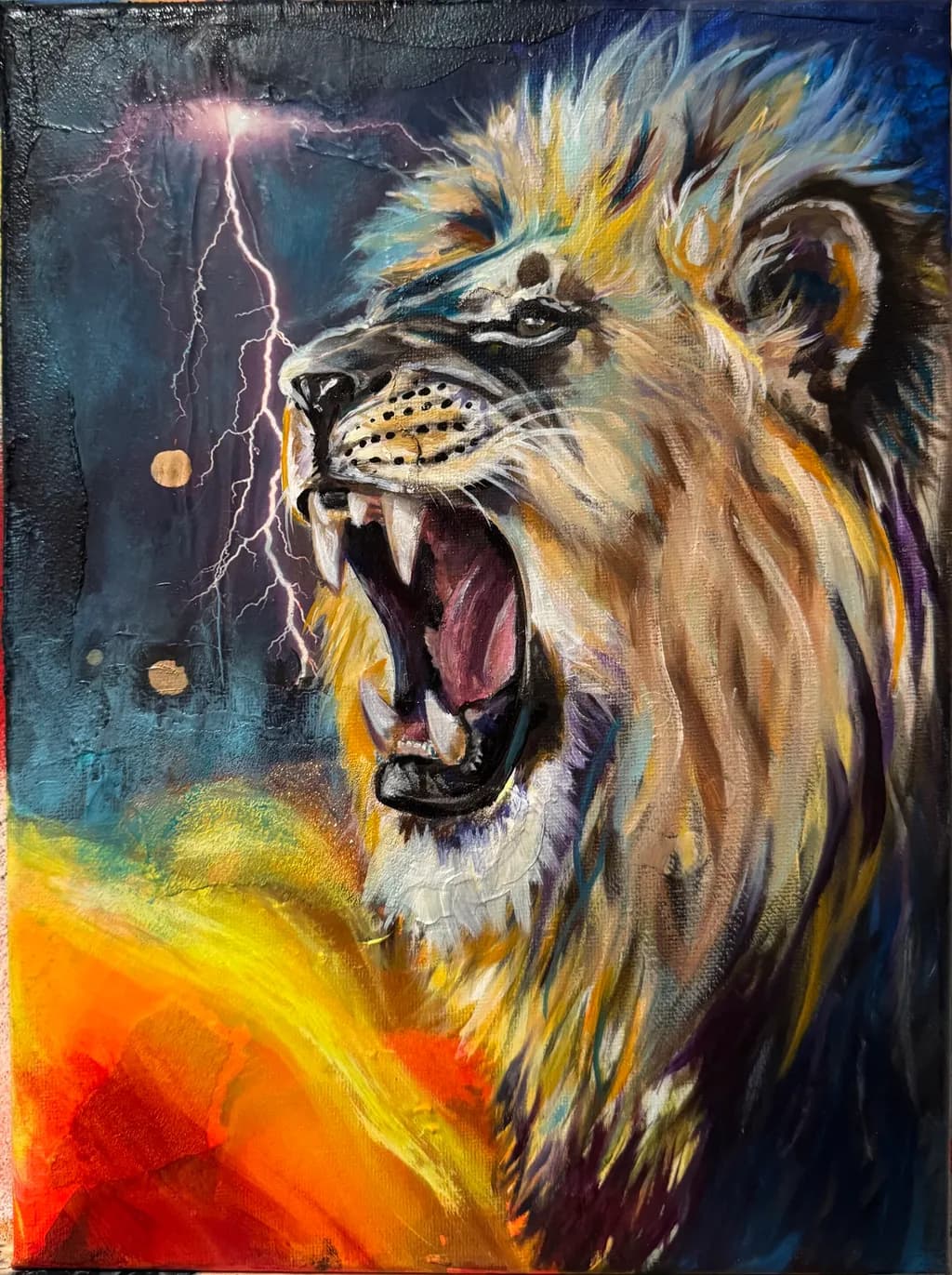 Majestic Roar: Embracing the Storm Within