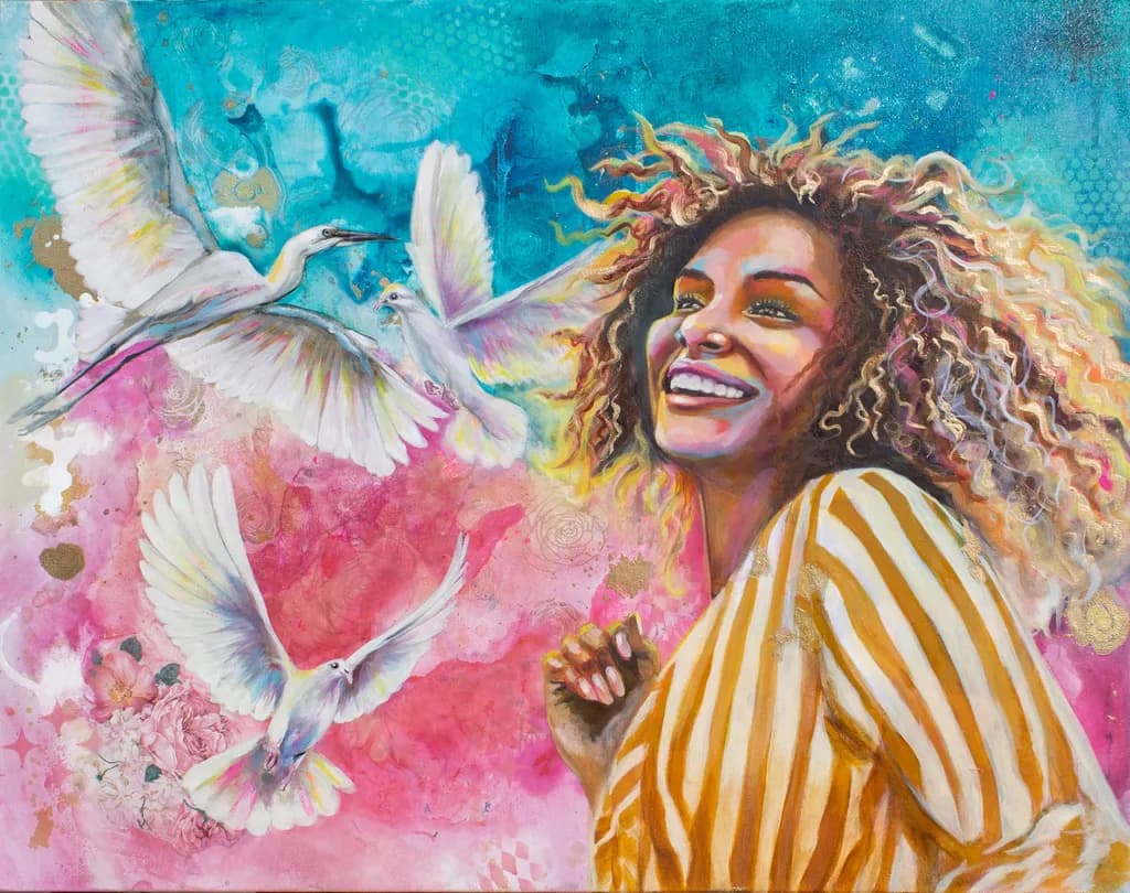 Joyful Birds Flight