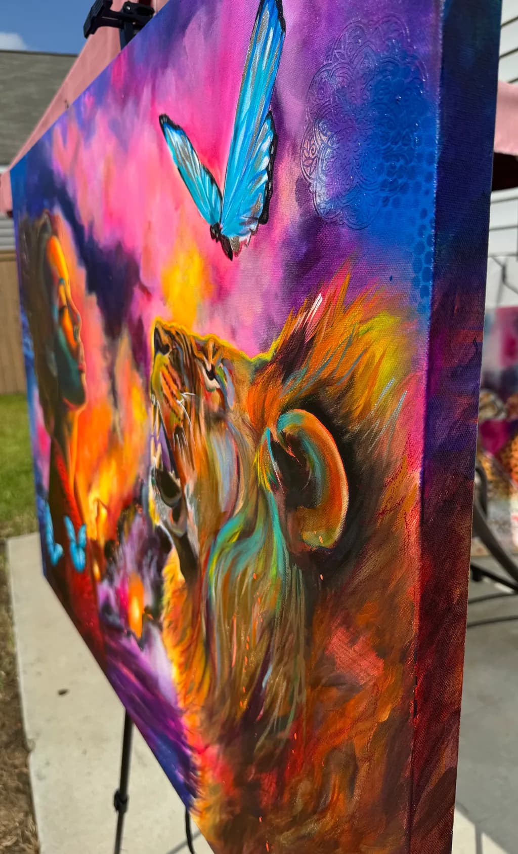 Lion and Butterfly Rise