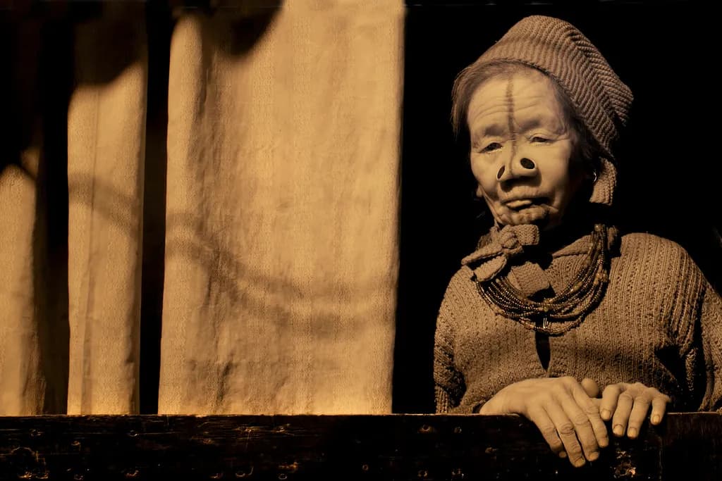 Apatani Woman Portrait