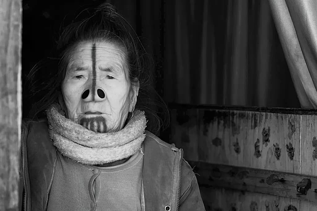 Apatani Woman Portrait