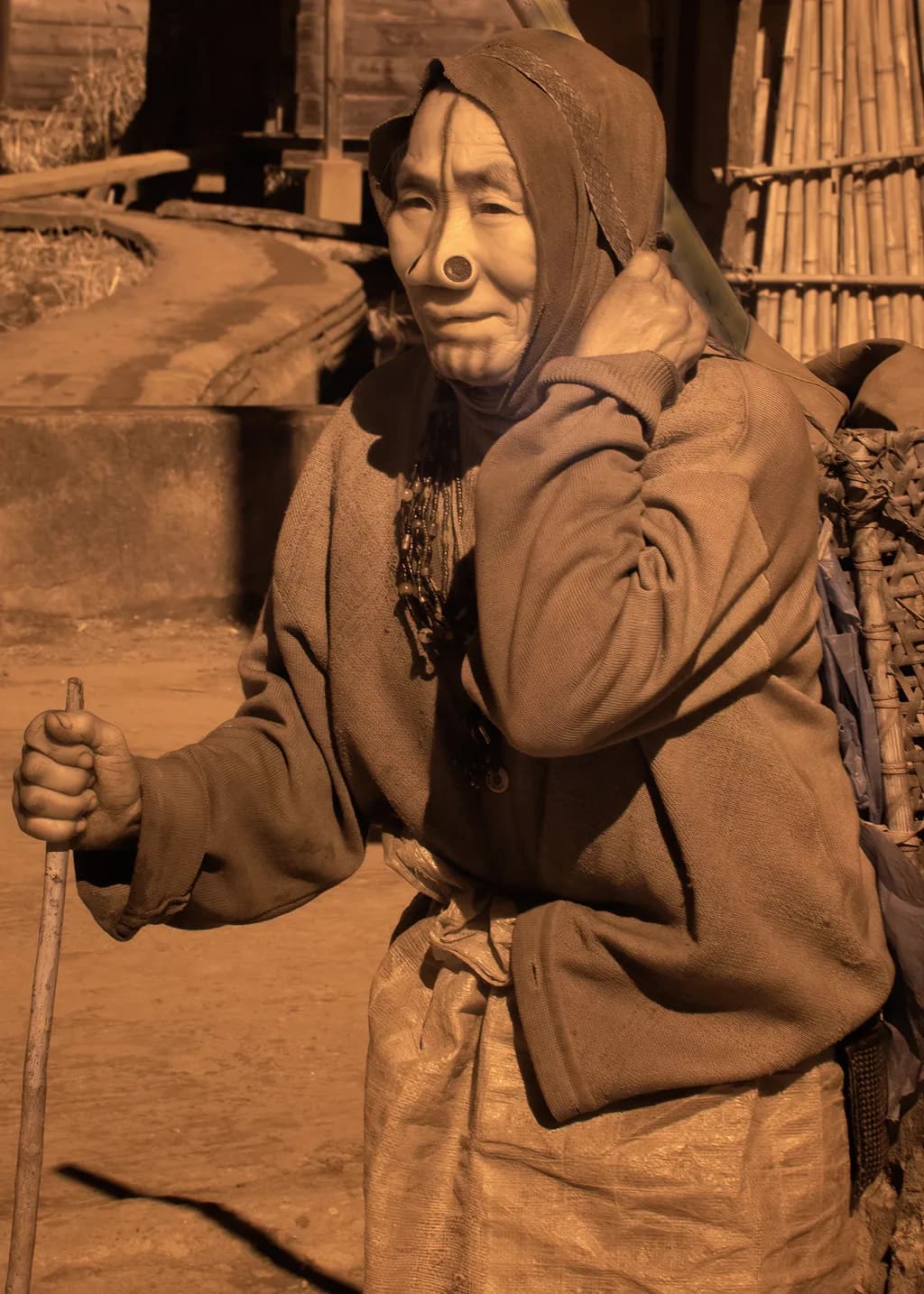 Apatani Woman Portrait