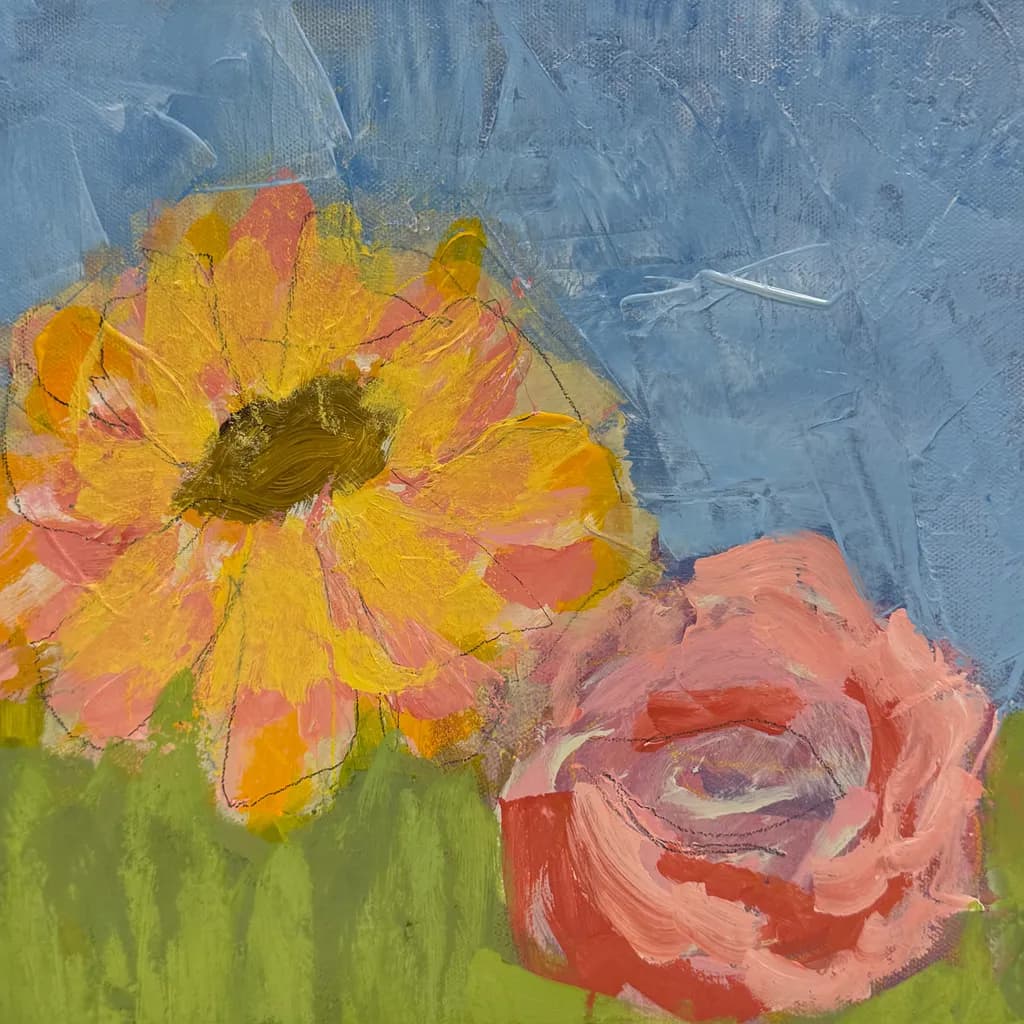 Cheerful Flower Duo