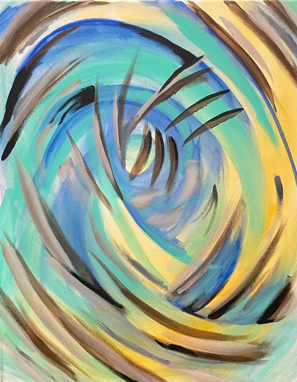 Spiral of Nature - Acrylic on Canvas