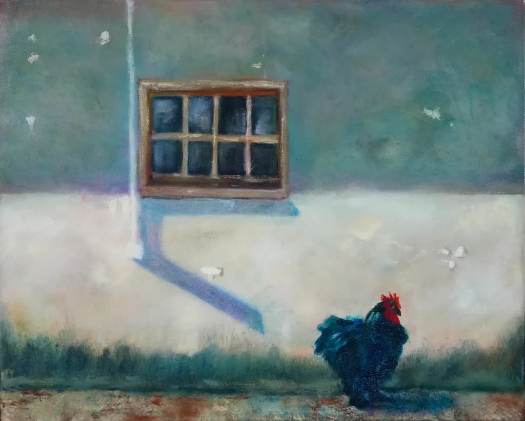 Chicken by Wall