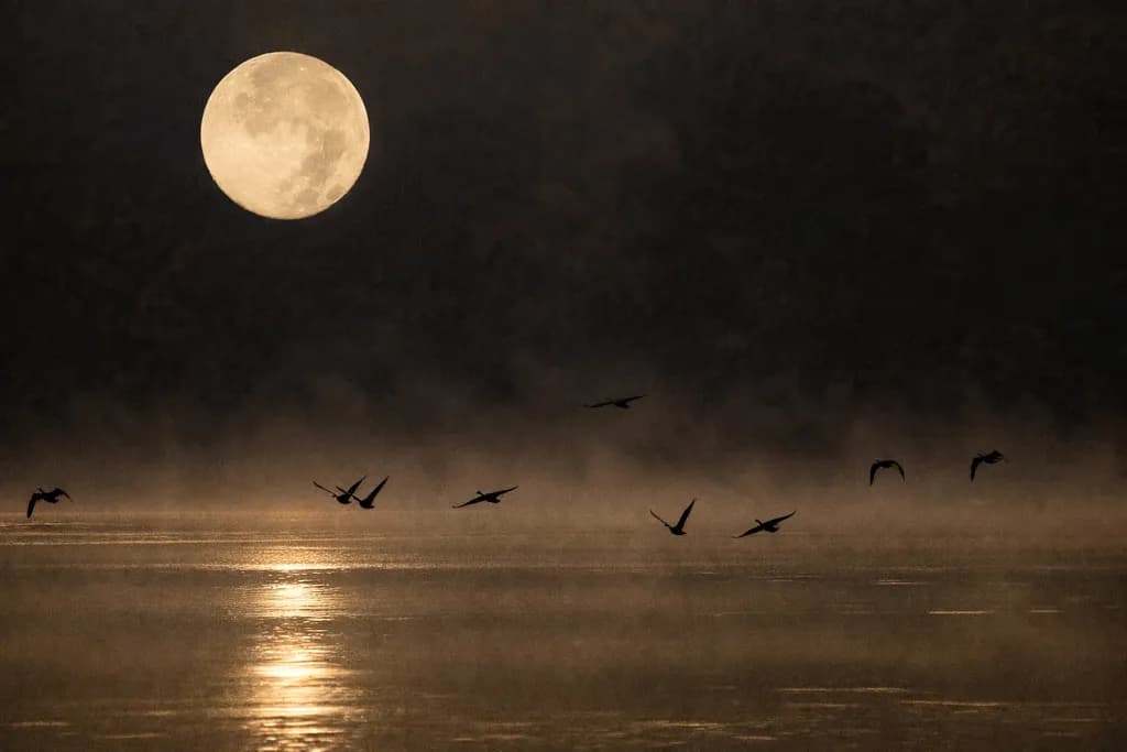 Moon Over Mist